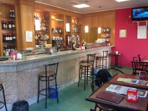 Area de barra de la cafetería